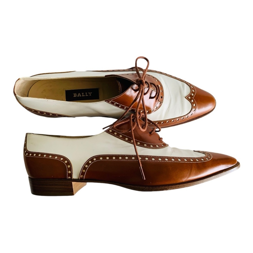 Bally Two-Tone Wing Tips with Laces